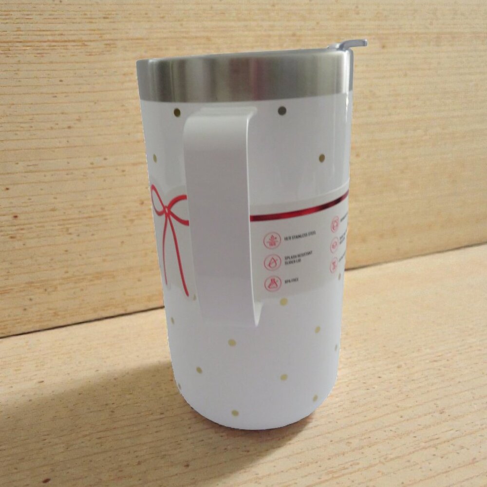 The Stanley Stay-Hot Camp Mug,24 oz, White Gold Frost,NWT, No box - Picture 4 of 11